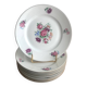 8 Limoges Porcelain Dessert Plates Signed PCL Fleurs 🌺 France
