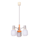 Mid-Century Chandelier in Chromed Steel and Glass from Drukov, Czech, 1970s