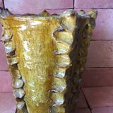 TAMEGROUTE POTTERY VASE IN GLAZED TERRACOTTA