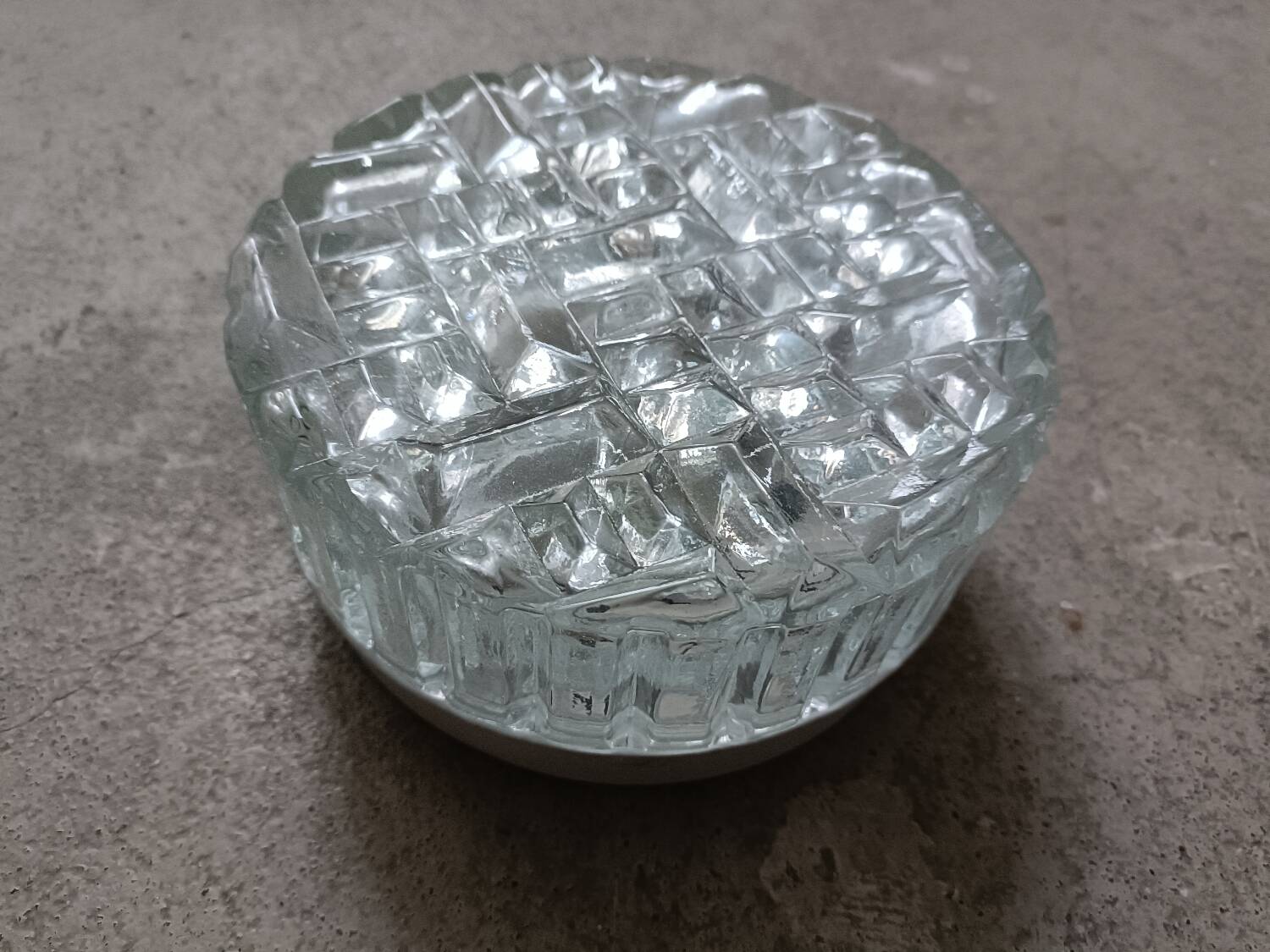 Vintage glass ceiling or wall light
