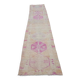 Vintage Turkish hallway rug 74x399 cm