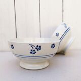 Pair Bowls Keller and Guerin Faïence Luneville