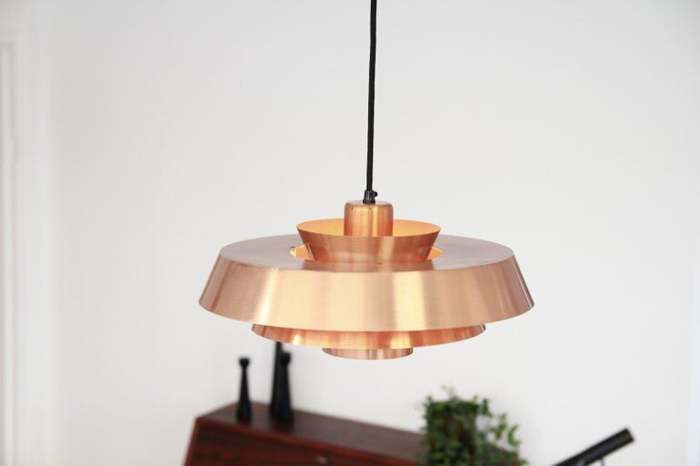 Nova model hanging lamp by Jo Hammerborg for Fog & Mørup Denmark 1960s