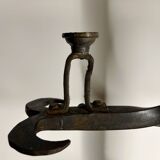 Large brutalist chandelier from the 60s