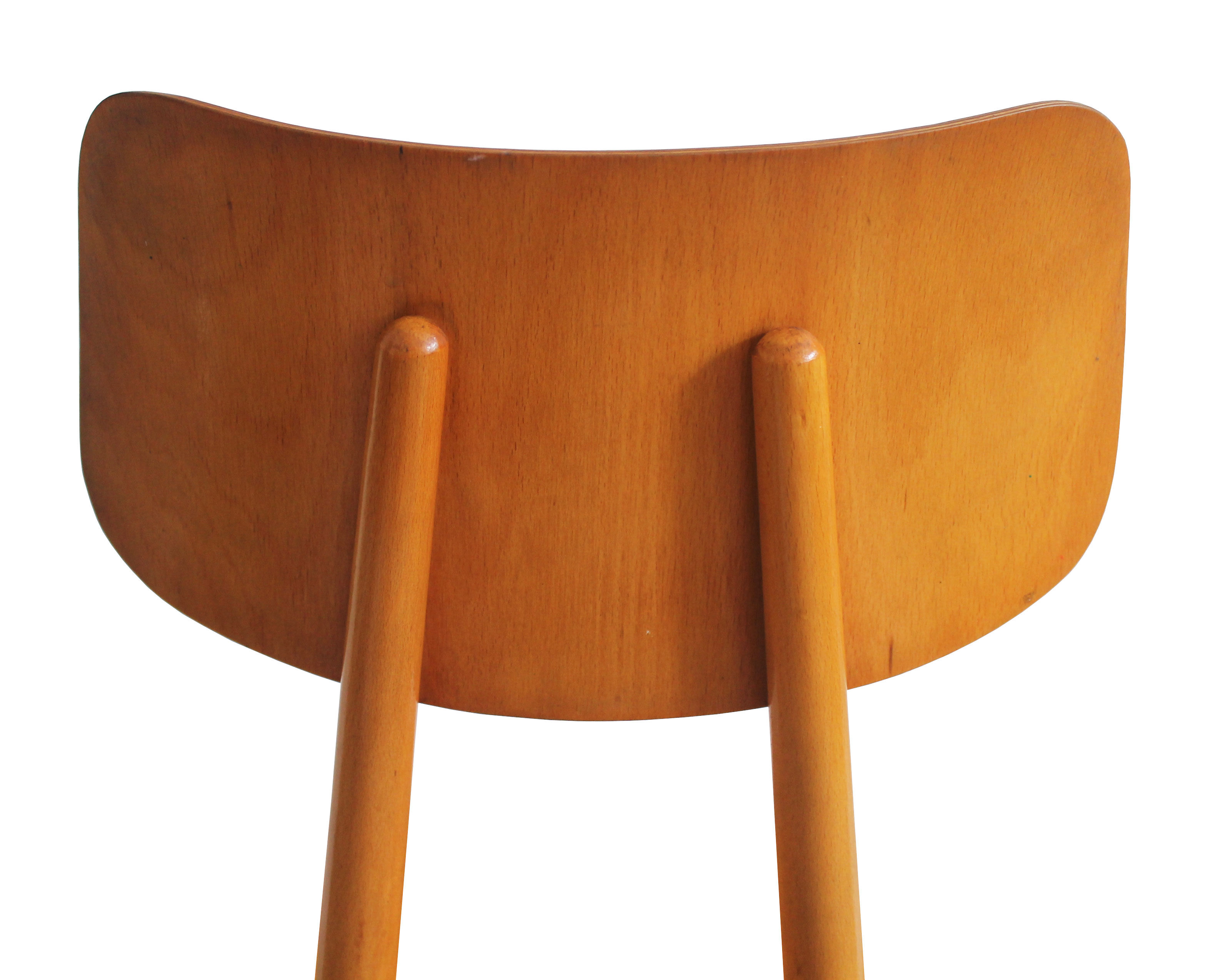 Paire de chaises de salle à manger mid century des années 1960 par ton