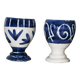 2 vintage Italian ceramic egg cups