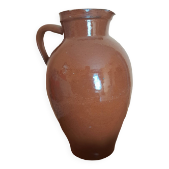 Large vintage stoneware pitcher