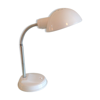 White/vintage metal desk lamp 70/80s