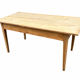 Table de ferme Alsace sapin naturel