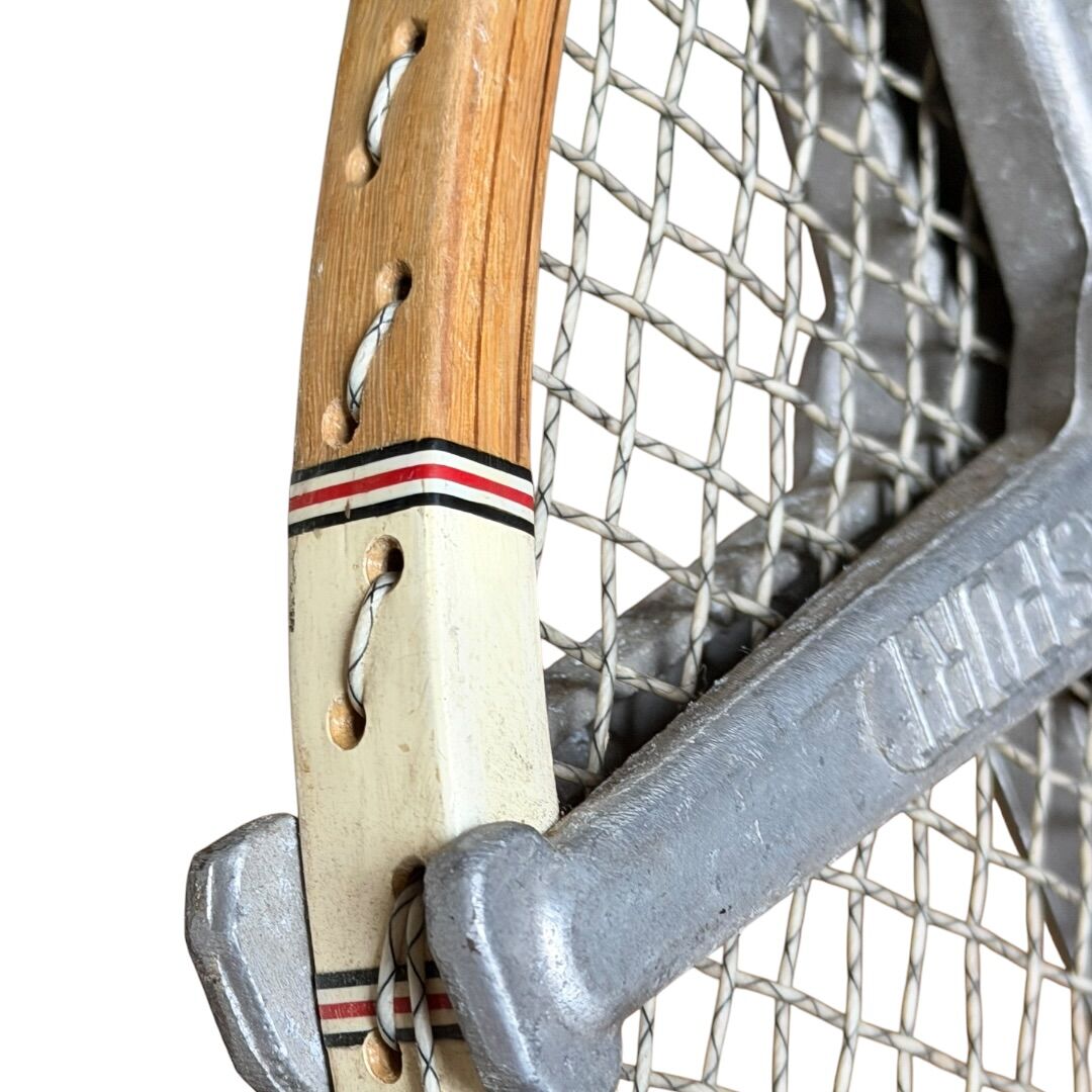 Vintage Pinguin rackets from the 1960s.