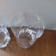 Pair of Bleneau whisky glasses signed Daum France