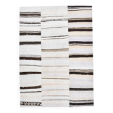 Tapis Vintage en Chanvre Fait Main, Style Naturel et Bohème Chic,204x279 Cm