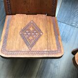 Hand Carved  Chairs, 1960s from Cuba 2 st