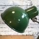 Vintage Industrial Green Enamel Desk Lamp, 1930s