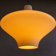 Space Age Czechoslovak Hanging Lamp by Osvětlovací Sklo, 1970s