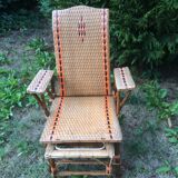 Rattan lounge chair