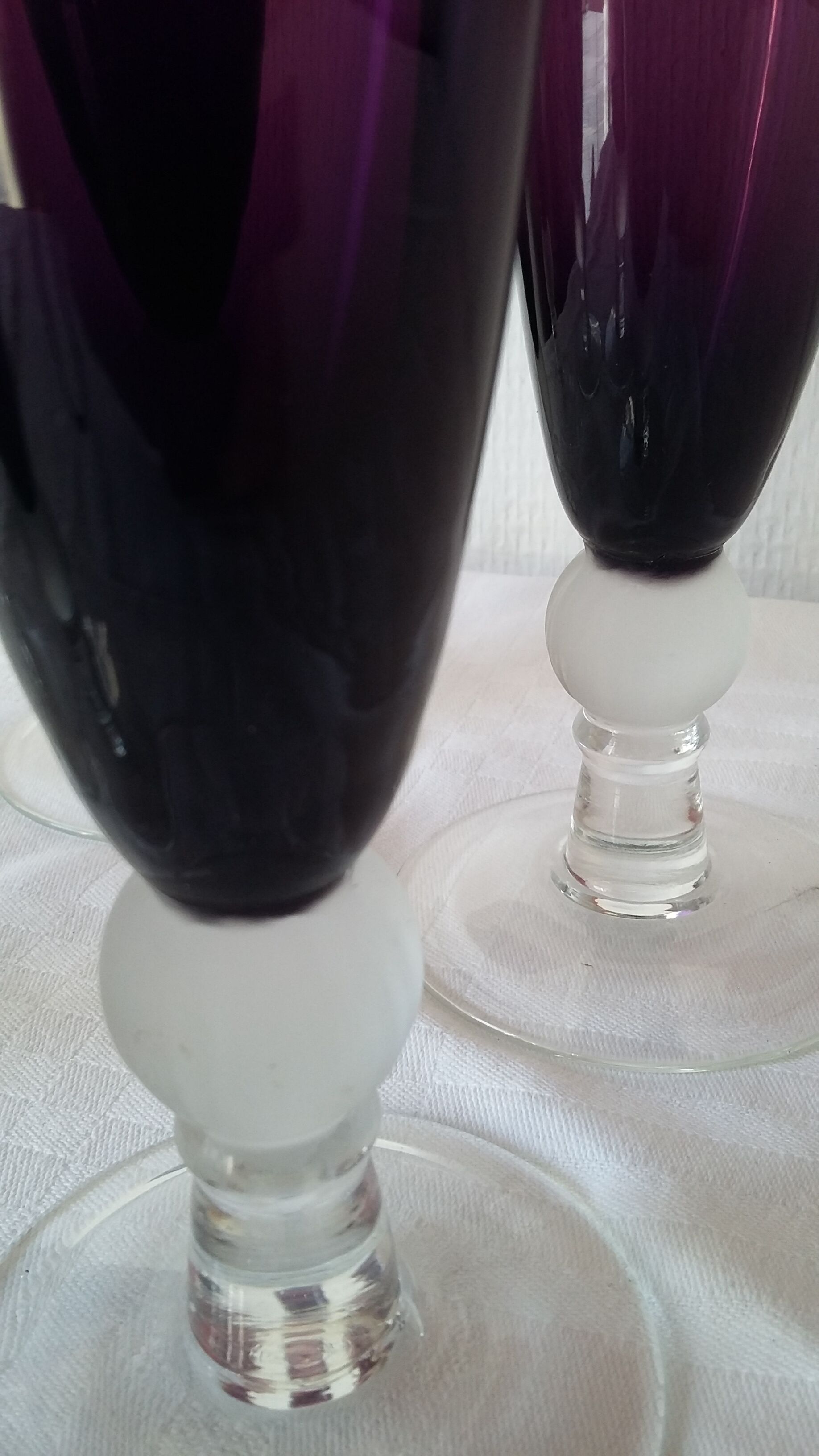 Lot of 6 champagne flutes