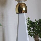 Large ceramic & glass lamp