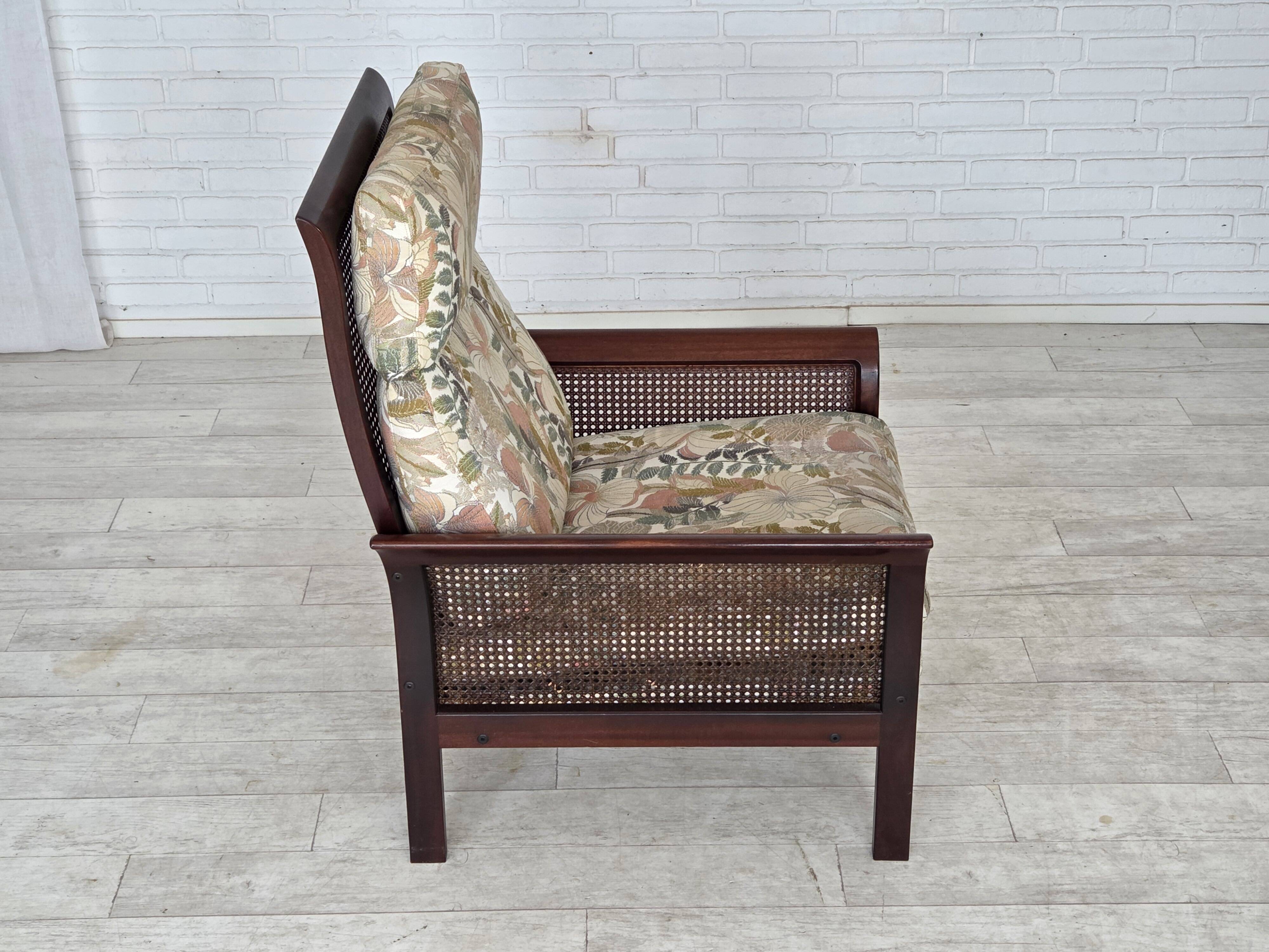1970s, Swedish highback armchair by Arne Norell.