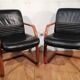 Fauteuil vintage en cuir