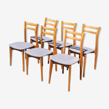 Série de six chaises vintages