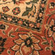 Pink and beige vintage carpet (198 x 286 cm)