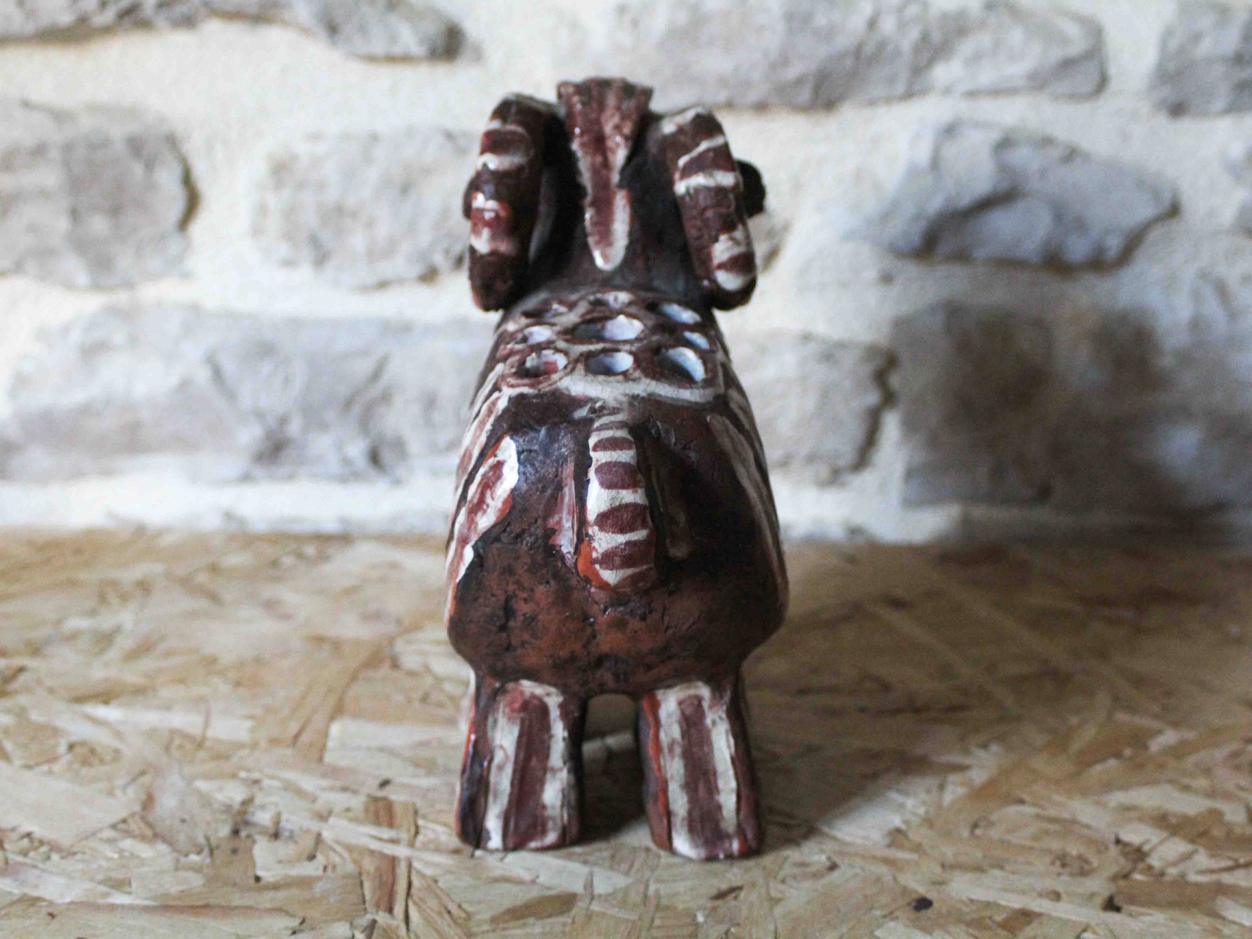 Ceramic flower picker ram