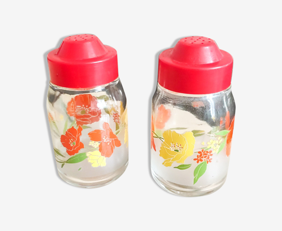 Salière et Poivrière en verre