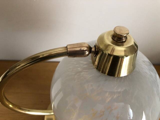 Old brass lamp
