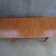 Table basse monte-et-baisse scandinave en acajou – Vintage