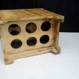 Natural wooden egg-eating