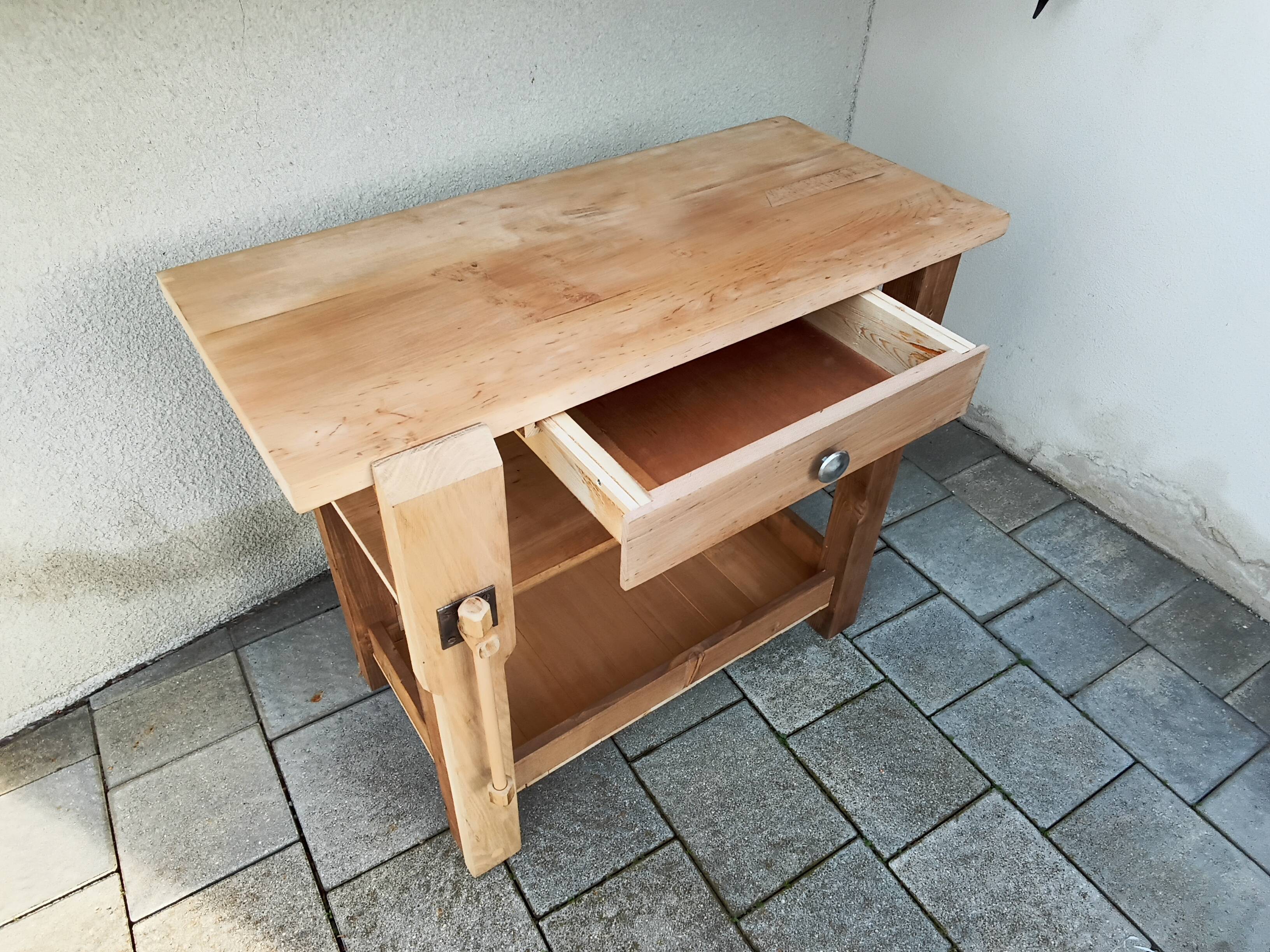 Wooden console table