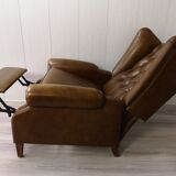 Leather reclining chair