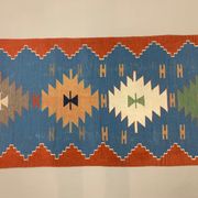 Old Turkish narrow Kilim Runner 327x85 cm, shabby chic, vintage decor kelim rug