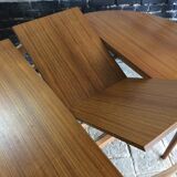 Vintage dining expandable room table