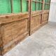 Art Deco Brasserie Screen in Wood and Glass