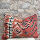 Vintage Berber Kilim cushion cover: Moroccan wool cushion
