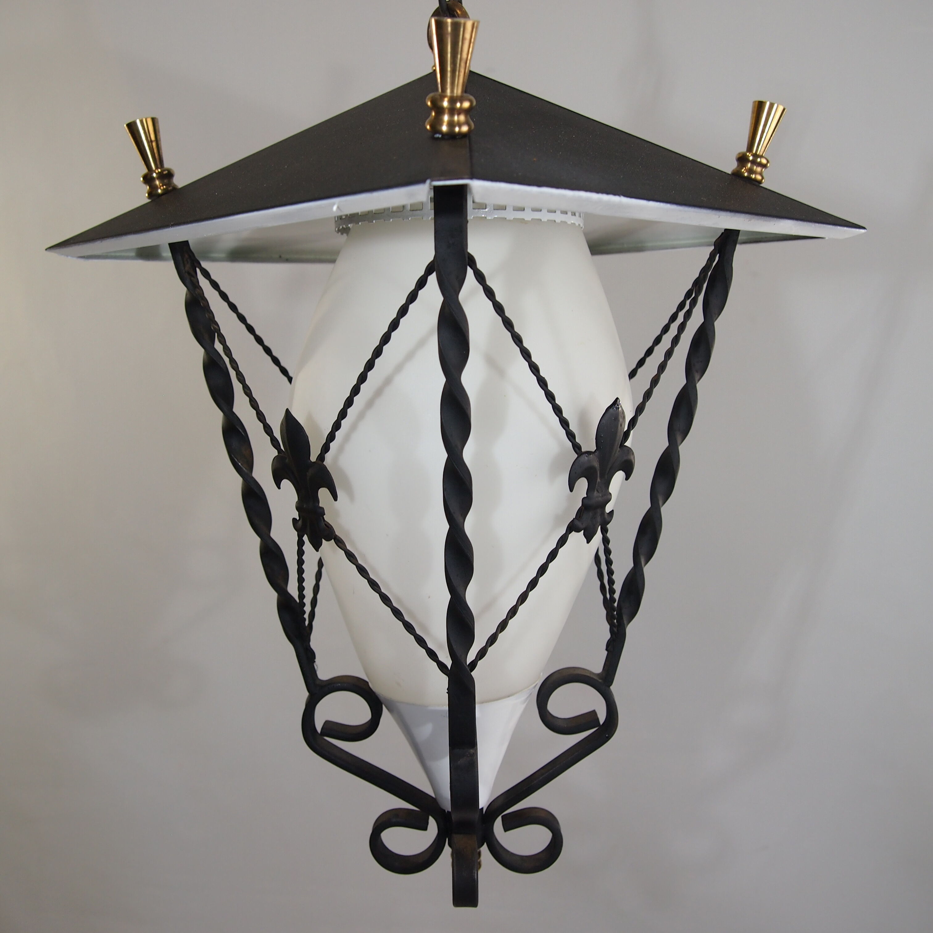 Wrought iron lantern vintage