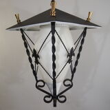 Wrought iron lantern vintage