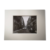 Photograph 18x24cm - Black and white silver print - Paris - Rue de la Boétie - 1950s-1960s