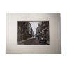 Photographie 18x24cm - Tirage argentique noir et blanc - Paris - Rue de la Boétie - Années 1950-1960