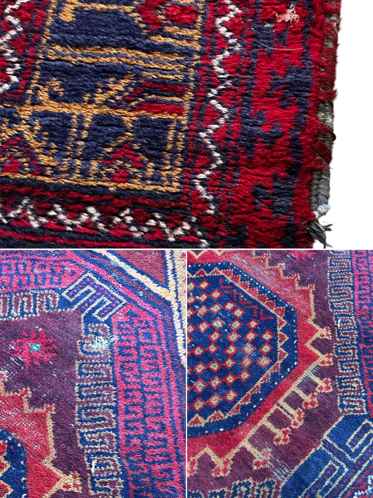 Handmade Afghan rug 130cm x 245cm