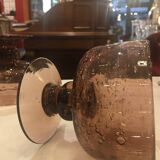 6 Biot blown glass cups
