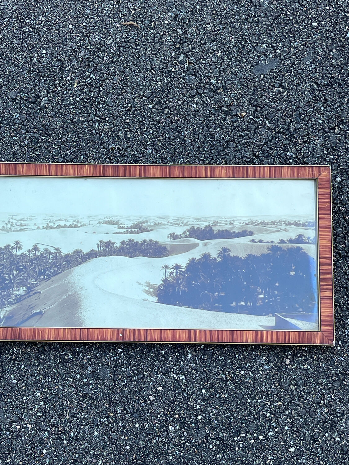 Old photograph from 1920 signed by Alexandre Bourgault, an Orientalist.