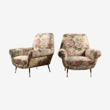 2 fauteuils italiens 1960