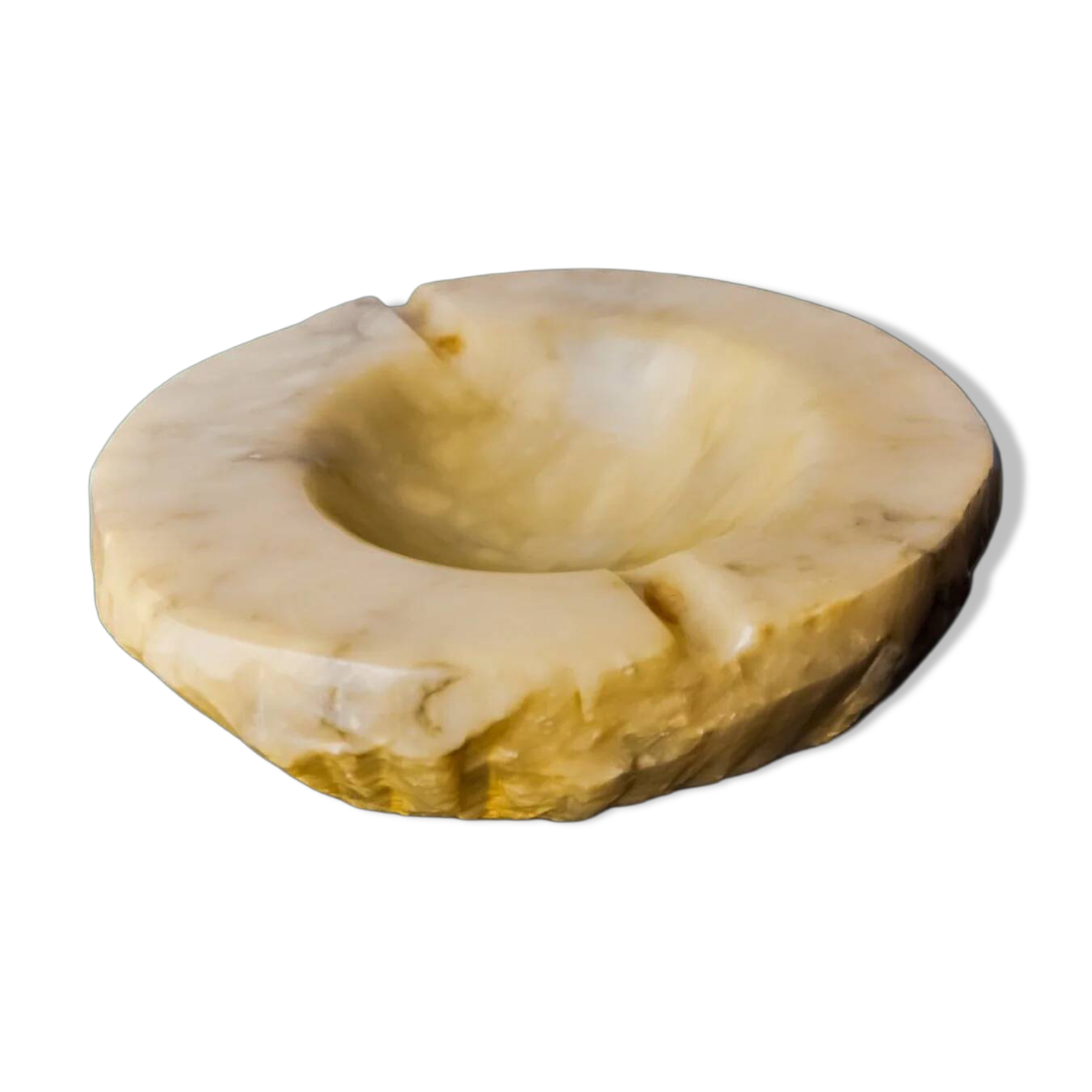 Alabaster ashtray by Romano Bianchi, Italy, circa 1970s