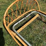 One-seater rattan bed