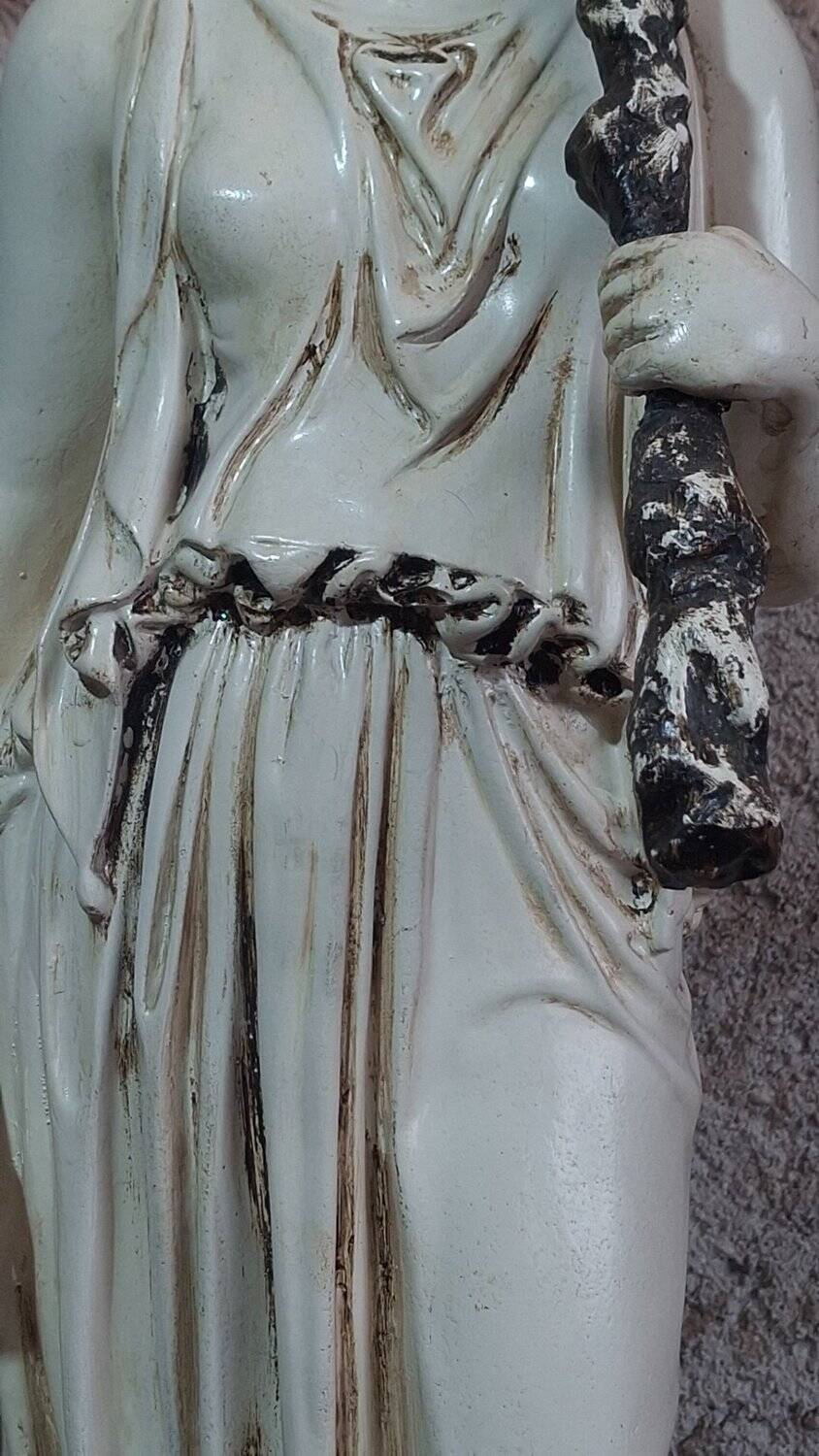 Large lamp 108 cm hebe greek goddess 1960s