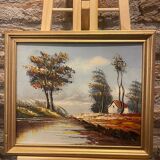 Painting on canvas