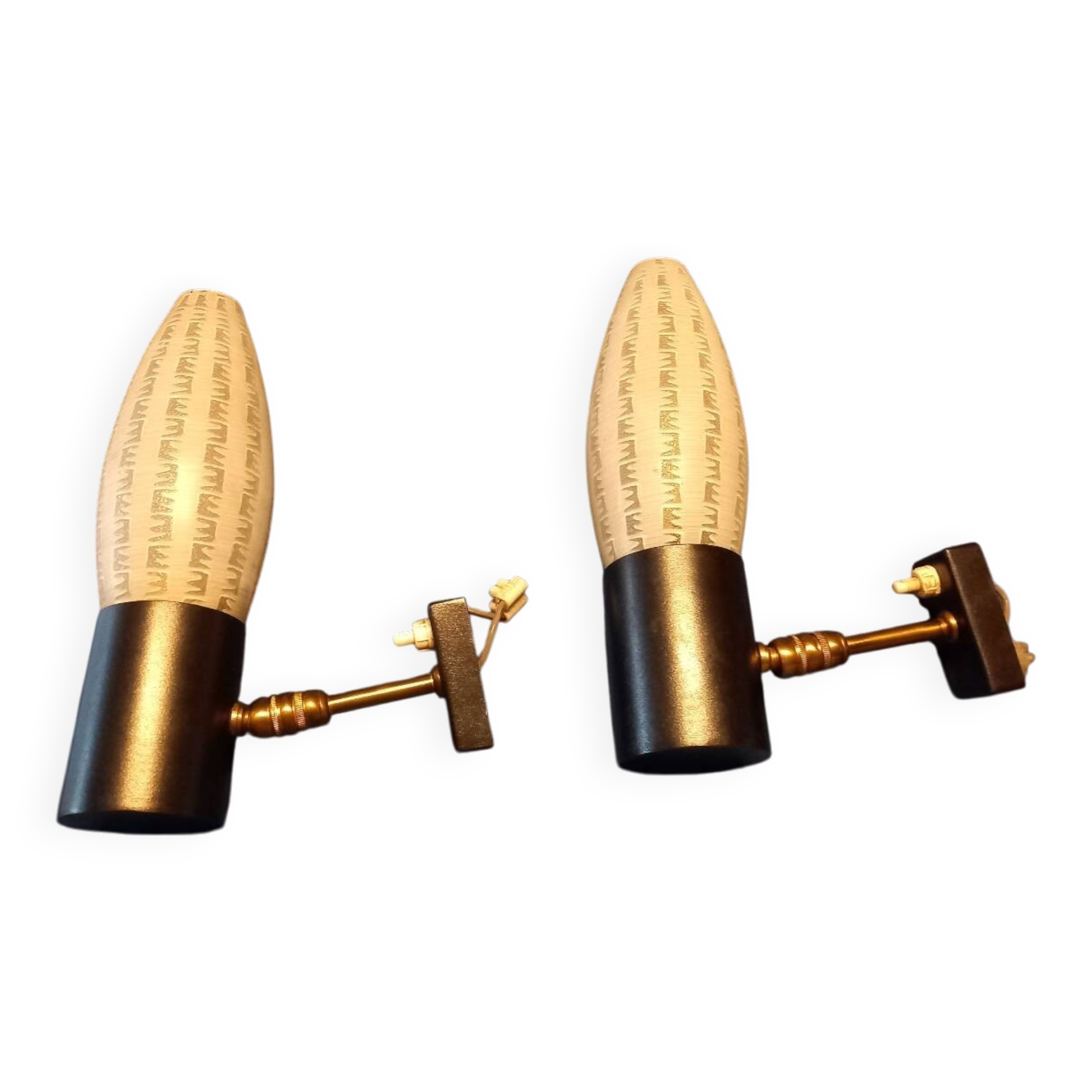 Pair of 1960s wall lights